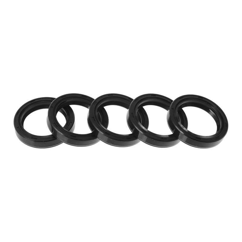 RATCHROLL ختم زيت حلقة ختم TC ختم رمح دوار 28x37x7 مم ضغط عالي مطاط نيتريل أسود 5 قطع - Image 1
